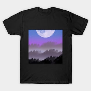 Night with mist T-Shirt